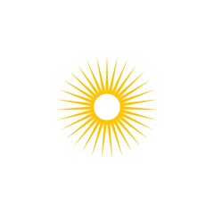 sun illustration logo