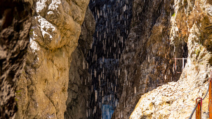 The impressive gorge of the Höllental