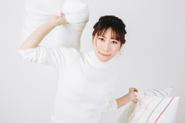 怒る女性