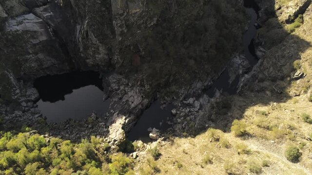 Landscape in Salamanca,Spain. Aerial Drone Footage