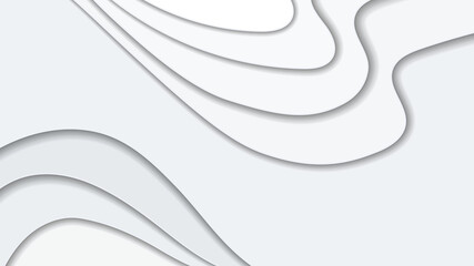 The background is abstract white.