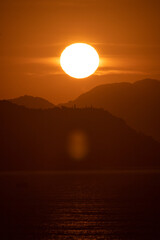 Sunrise time at the beach