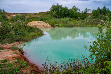 Obraz premium blue lake