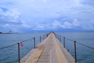 pier in the sea