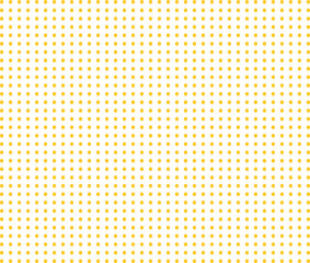 Christmas holiday golden background template for greeting card or New Year gift wrapping paper design. Vector gold dotted pattern for Christmas wrapper seamless golden confetti white background