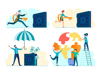 Ideas and work on the growth of funds and savings.