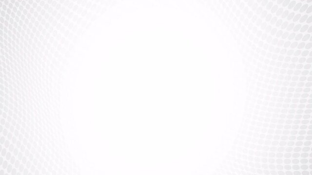 Abstract motion rotate loop digital dot modern White and black background. Seamless round Halftone dots background. comic animation circle Wave Moving pattern. Retro and Vintage Pattern. footage 4k