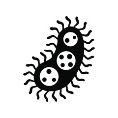 Virus and bacteria vector icon collection