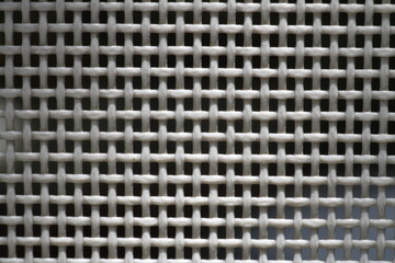 Fabricated porous and durable garden furniture covering made of plastic material. Plastic coating material resistant to sun, rain, heat and cold.