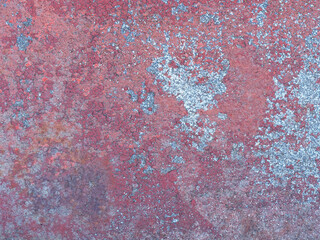 Rusted metal background grunge red weathered iron.
