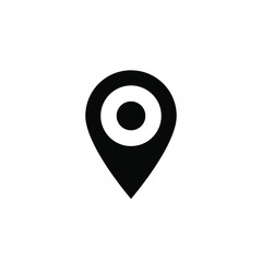 Location and pin vector icon