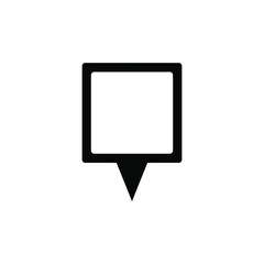 Location and pin vector icon