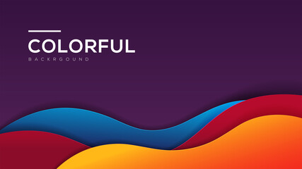 3d colorful abstract background