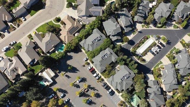 Drone Footage Of Newark Tri Level Homes