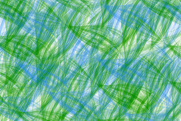 green and white aqua blue criss cross abstract pattern