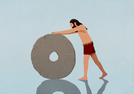 Stone Wheel Vector