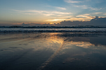 Morning sunrise on the beach