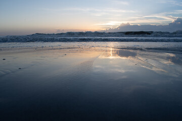 Morning sunrise on the beach