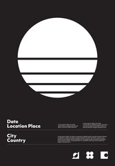 Postmodern Design Vector Cover Mockup