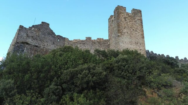 Castle in El Bierzo. Leon. Spain
