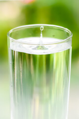 glass of water