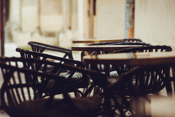 Cozy cafe in the center of the old town