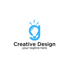 Stylized lightbulbs logo set, new idea and solution abstract symbol, flat bright cartoon incandescent light bulb collection. Isolated simple vector icon on vector background