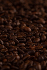 Roasted coffee beans