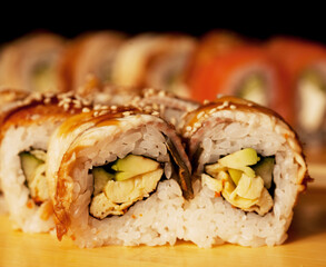 Sushi. Rolls.