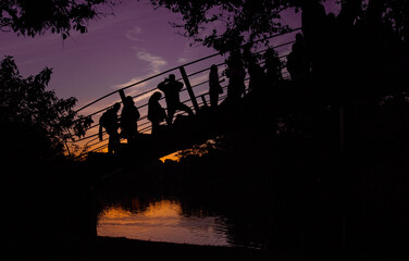 Silhueta no Ibirapuera