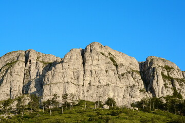 Fototapeta na wymiar Beautiful Mountains Veliki Krs and Stol near Bor, Eastern Serbia