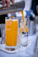 glass of orange juice