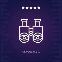 vision vector icon modern illustration