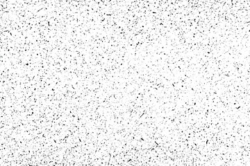 Grunge natural texture of the surface of the hardboard. Monochrome mottled background of chaotic particles, small fibers, specks, noise and grain. Overlay template. Vector illustration