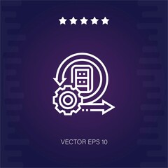 software development vector icon modern illustration