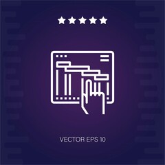 process vector icon modern illustration