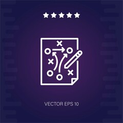 strategy vector icon modern illustration