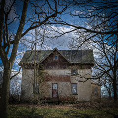 Dead Trees and Old Abandoned Houses add a scary vibe