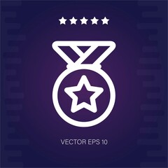 medal vector icon modern illustration