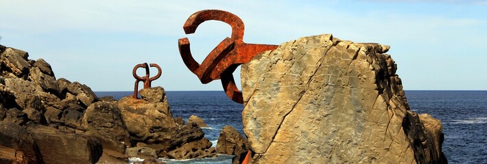 Naklejka premium Comb of the Winds - San Sebastian