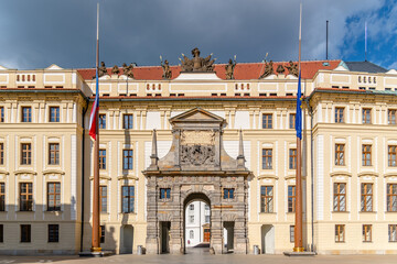 Matthias Gate between the First and the Second Courtyard of Prague Castle, Praha, Czech Republic