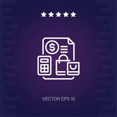 payment vector icon modern illustration