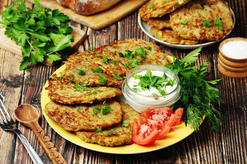 Draniki - a national dish of Belarus