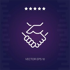 deal vector icon modern illustration