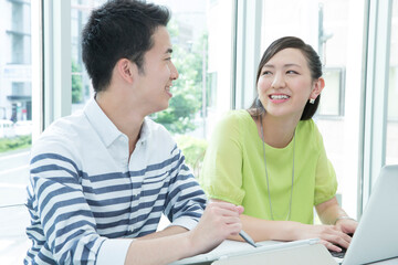 Obraz premium 打ち合わせイメージ