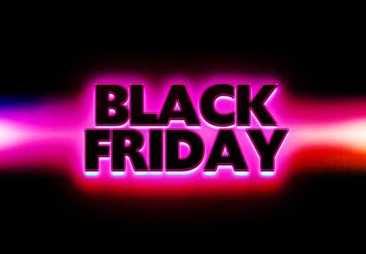 Black Friday Colorful Text Effect