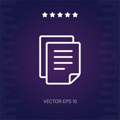 file vector icon modern illustration