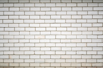 Old white brick wall texture or pattern.