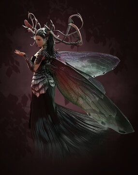 Dragonfly Queen, 3d CG
