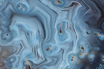 Full-screen texture of blue-white moss agate - obrazy, fototapety, plakaty
